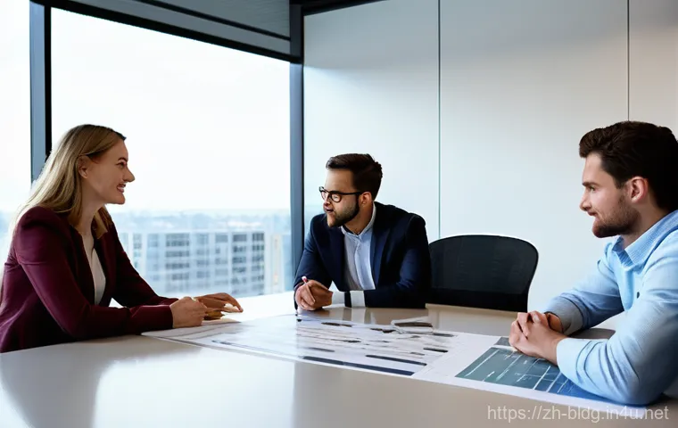 건축산업기사와 공정한 시공 프로세스 - **Prompt 2: Smart & Green Building Visionaries**
    "A vibrant, wide-angle shot of a diverse team o...