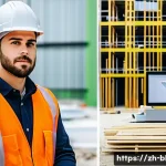 Home 13 건축산업분야에서의 자격증과 실무 경험의 균형 - **Prompt:** A split image illustrating the contrast between traditional and modern competencies in t...